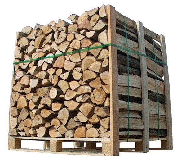 Kaminholzscheite 50 cm – Palette mit 1,5 Ster